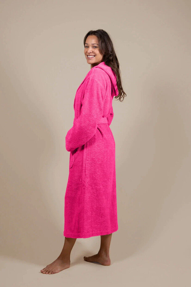 Albornoz de Rizo Fucsia para Mujer