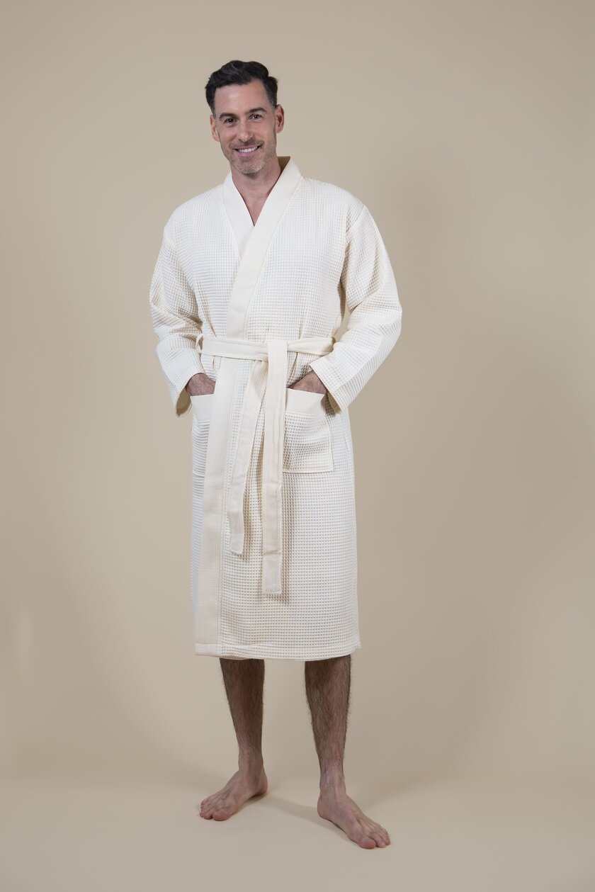 Albornoz Kimono Crudo para Hombre