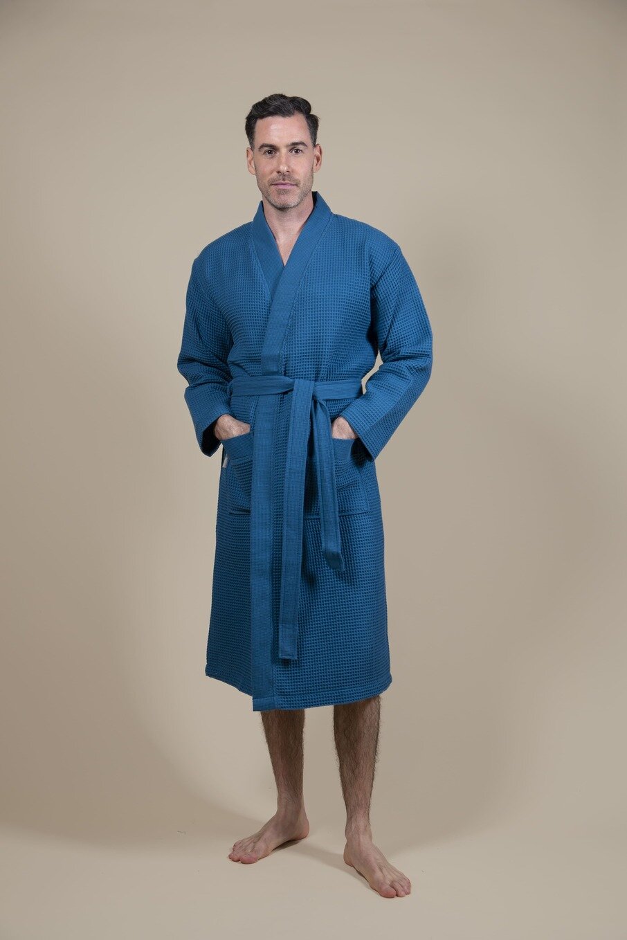 Albornoz Kimono Azul Azur para Hombre