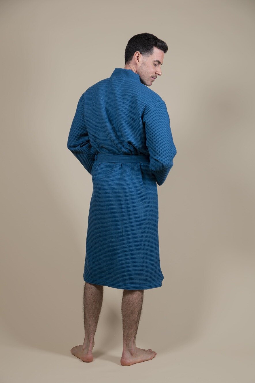 Albornoz Kimono Azul Azur para Hombre