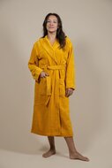 Albornoz de Rizo Amarillo para Mujer