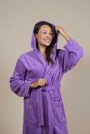 Albornoz de Rizo Morado para Mujer