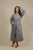 Albornoz Kimono Gris para Mujer