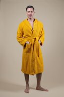 Albornoz de Rizo Amarillo para Hombre