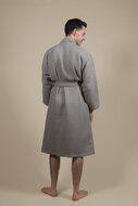 Albornoz Kimono Gris para Hombre