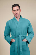 Albornoz Kimono Verde para Hombre